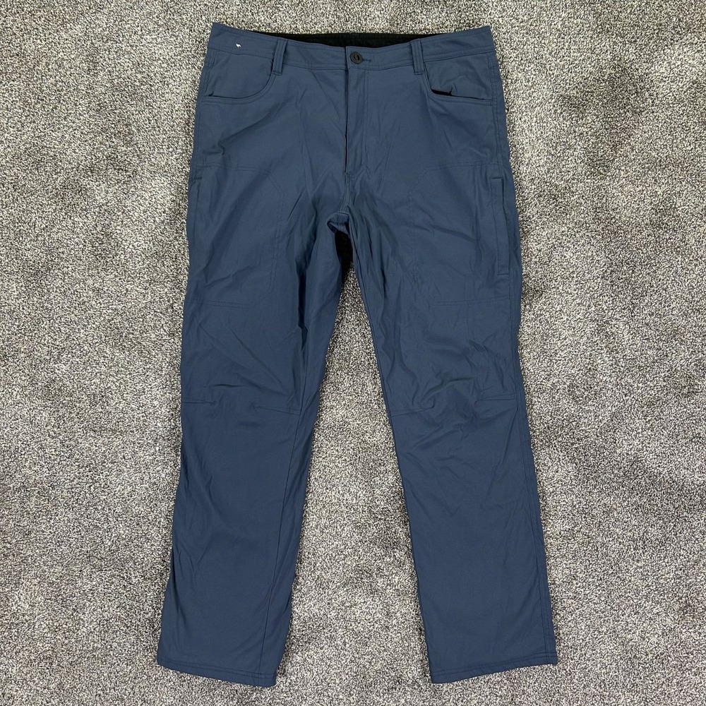 Orvis Classic Lined Technical Performance Pants Mens 38x32 Slate Blue Outdoors